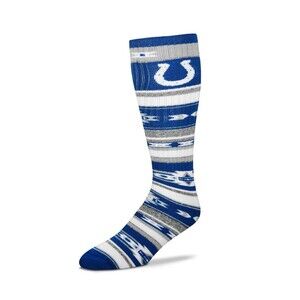 Indianapolis Colts Women's For Bare Feet Tailgater Long Socks One Size Fits Most